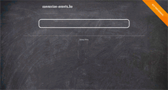 Desktop Screenshot of connexion-events.be